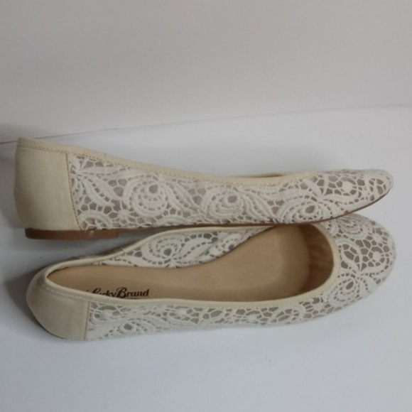 lucky brand lace flats